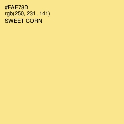 #FAE78D - Sweet Corn Color Image